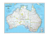 Buy Australia Political Map at AllPosters.com