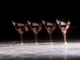 Sequence of Female Figure Skater in Action
