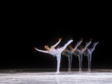 Sequence of Female Figure Skater in Action
