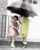 Buy Children - Under Umbrella at AllPosters.com