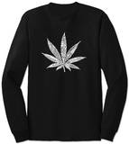 Long Sleeve: Marijuana Leaf