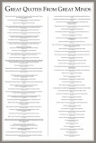 Buy Great Minds, Great Quotes at AllPosters.com