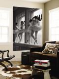 Ballerinas on Window Sill in Rehearsal Room at George Balanchine