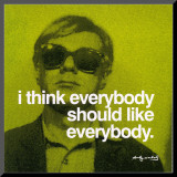 Everybody Mounted Print