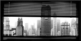 View over Manhattan, New York Mounted Print
