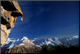 Perseverance: Cliffhanger Mounted Print