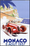 Monaco, 1937 Mounted Print