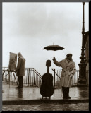 Musician in the Rain