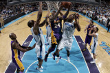 Los Angeles Lakers v New Orleans Hornets - Game Four, New Orleans, LA - April 24: Kobe Bryant, Carl
