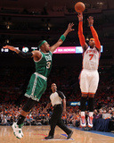 Boston Celtics v New York Knicks - Game Four, New York, NY - April 24: Carmelo Anthony and Paul Pie