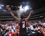 Miami Heat v Philadelphia 76ers - Game Four, Philadelphia, PA - April 24: LeBron James