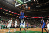 Buy New York Knicks v Boston Celtics - Game One, Boston, MA - April 17: Amar'e Stoudemire and Glen Davi at AllPosters.com