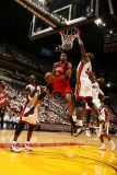 Buy Philadelphia 76ers v Miami Heat - Game One, Miami, FL - April 18: Andre Iguodala and Joel Anthony at AllPosters.com
