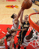 Indiana Pacers v Chicago Bulls - Game Two, Chicago, IL- April 18: Tyler Hansbrough and Joakim Noah