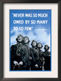 Never Was So Much Owed by So Many to So Few