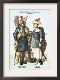 Polish and Russian Costumes: Lance Bearing and Armed Horsemen