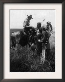 Cowboy Trading with Indians Using Sign Language - Tucumcari, NM