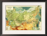 Buy Russia - Panoramic Map at AllPosters.com