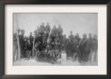 Black "Buffalo Soldiers" of the 25th Infantry Photograph - Fort Keogh, MT