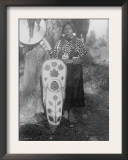 Flathead Indian woman with baby in cradleboard Photograph