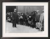 Immigrants Going to Ellis Island Photograph - New York, NY