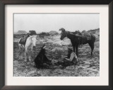 Cowboy and Navaho Indian Playing Cards Photograph