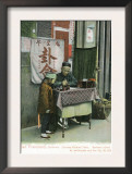 View of Chinese Fortune Teller at Desk - San Francisco, CA