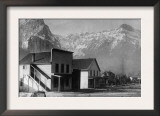 View of Index Ave, Residences and Mountain Background - Index, WA