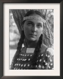 Dakota Soiux Woman Lucille Portrait Edward Curtis Photograph
