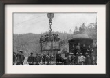 WP RR Workers Lifted by Crane - Las Piumas, CA