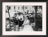 Woman with Baby and Public Letter Writer Photograph - Mexico