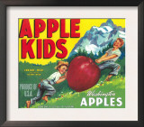 Apple Kids Apple Label - Yakima, WA