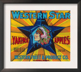 Western Star Apple Label - Yakima, WA