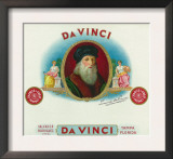 Da Vinci Brand Cigar Box Label, Leonardo da Vinci
