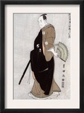 Actor Kinokuniya Sawamura Sanj-ro III as Oboshi Yuranosuke, Japanese Wood-Cut Print