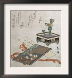 Adonis Plant, Tosa Diary Bookmark, Japanese Wood-Cut Print
