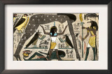 Ancient Egyptian Deities Shu Separating Sibu and Nuit