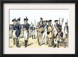 Continental Army Uniforms, 1775-1783, during the Revolutionary War