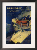 Ad for Republic Automobile Tires, Republic Rubber Co., Youngstown, Ohio, c.1908