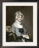 Abigail Adams, with Her Autograph