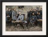 General Robert E. Lee Surrendering the Confederate Army to Union General Ulysses S. Grant, c.1865