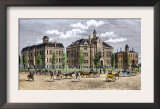 Buy Carriage Traffic around Capitol Square in Boise, Idaho, c.1890 at AllPosters.com
