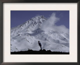 Snowy Kronotski Volcano, Russia