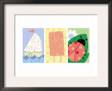 Signs of Summer Triptych