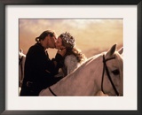 Buttercup and Westley Kissing on Horseback