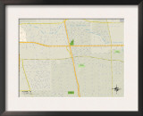 Political Map of Aldine, TX