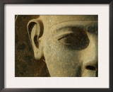 Close up of Ramses II Statue Luxor, Egypt