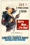 Sorry Boys I'm Gay Masterprint