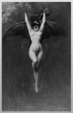 Nude Demon Girl with Wings