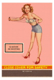 I'd Rather Be Shopping Pin-up